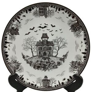 Lenox Haunted Village Four-Piece Place Set Dessert Plate Set 8”
